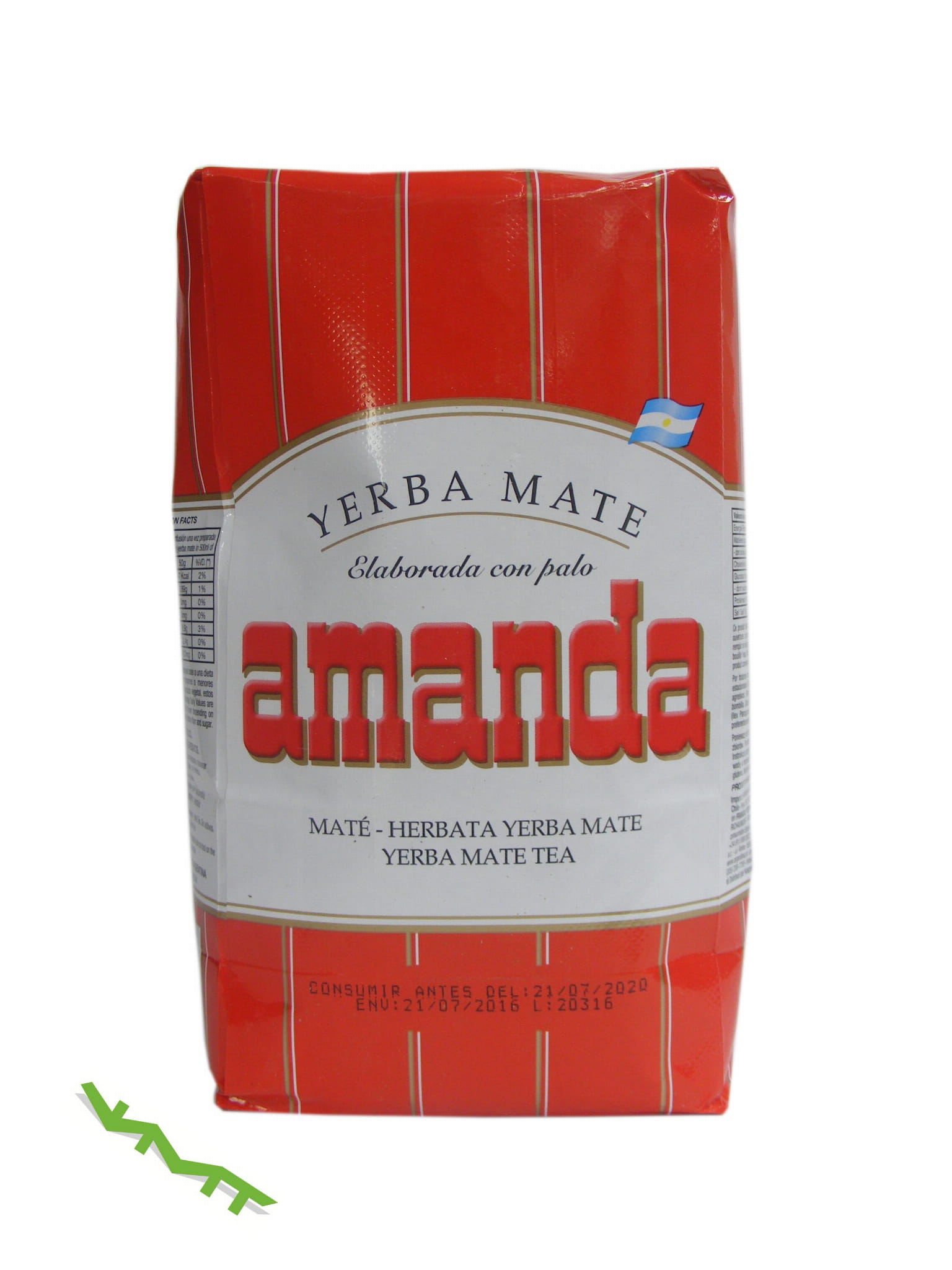 Yerba mate Amanda Tradicional con palo 1kg